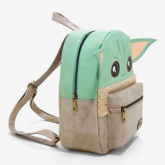 Disney Star Wars The Mandalorian The Child Grogu Figural Mini Backpack - Picture 7 of 8